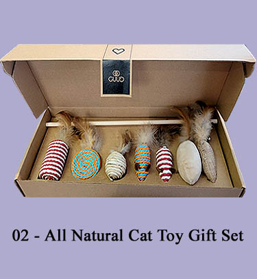 All Natural Cat Toy Gift Set