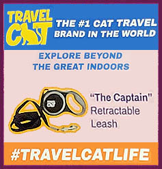 Travel Cat - Rectractable Leash